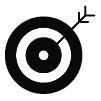 Dart board icon