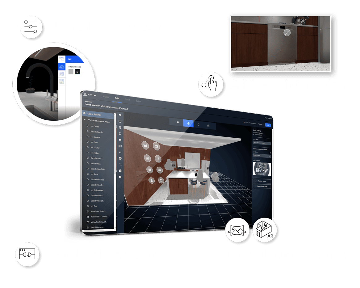 Virtual Showroom with Plattar