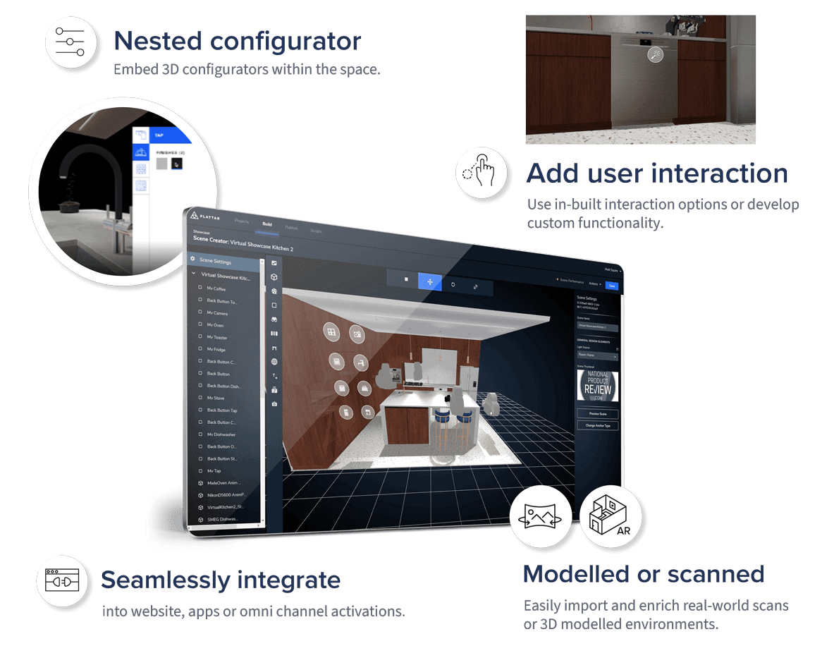 3D virtual showroom
